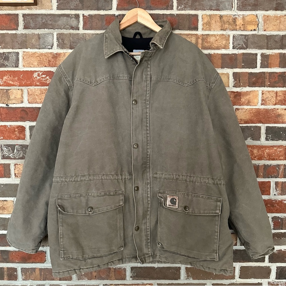 Vintage Carhartt C46DES Utility Coat